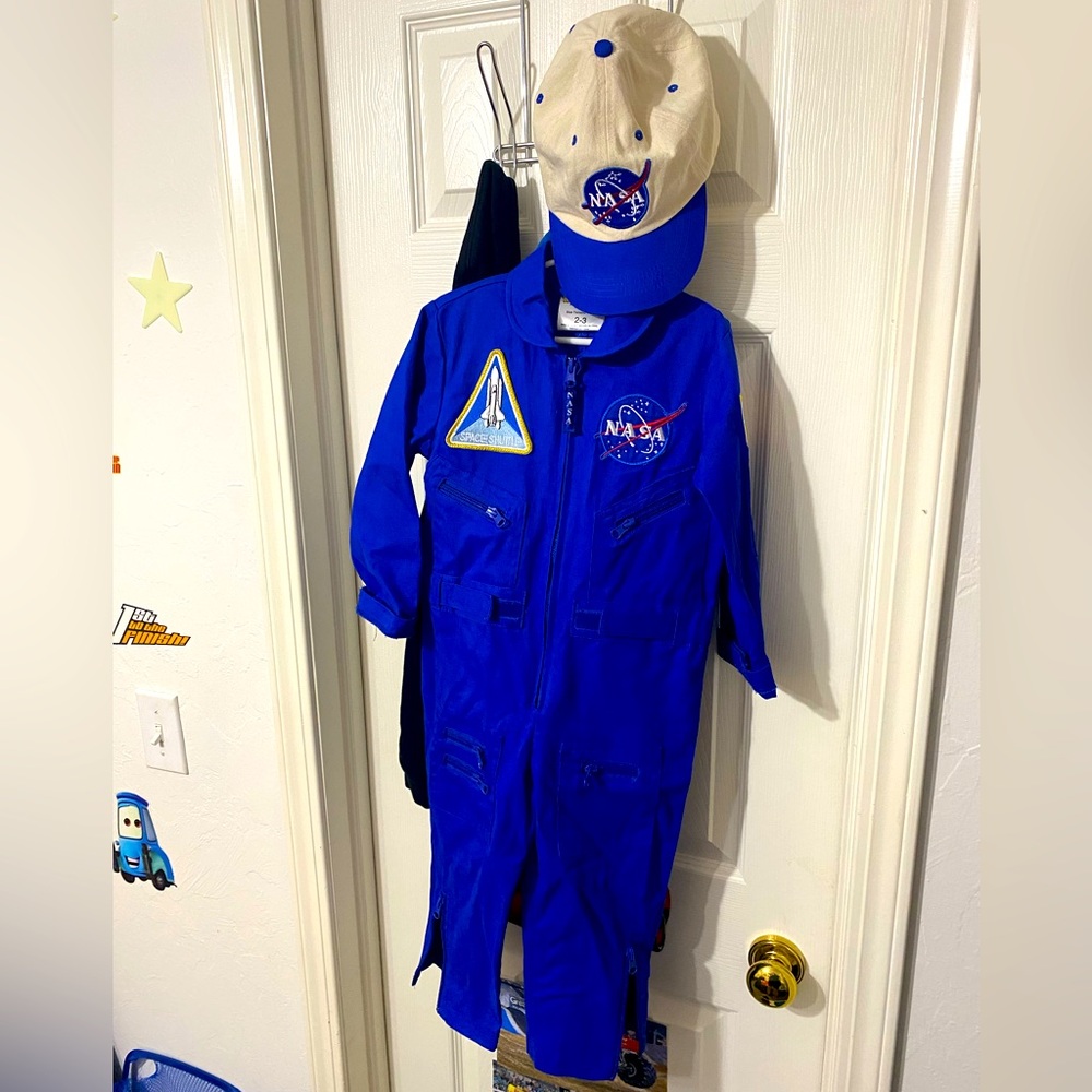 NASA Jumpsuit Costume/Play Set: Size 2-3T